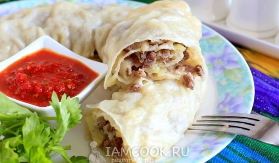 Рецепт ханума с мясом и картошкой