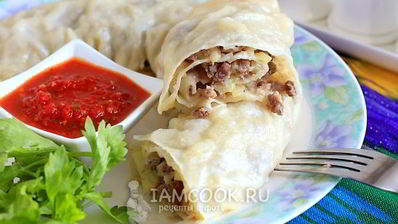 ханум с мясом и картошкой