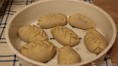 манты-косичка с мясом