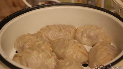 манты-косичка с мясом