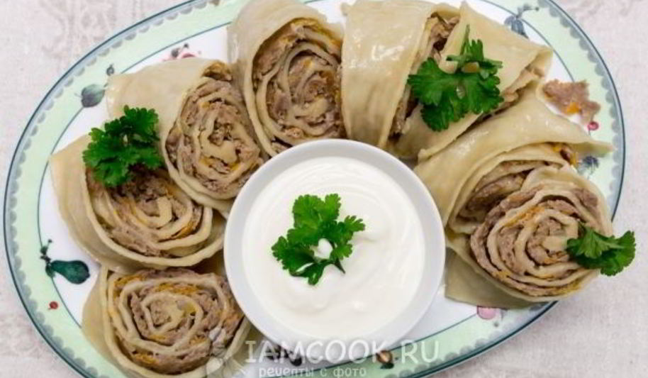 Рецепт мантов ленивых