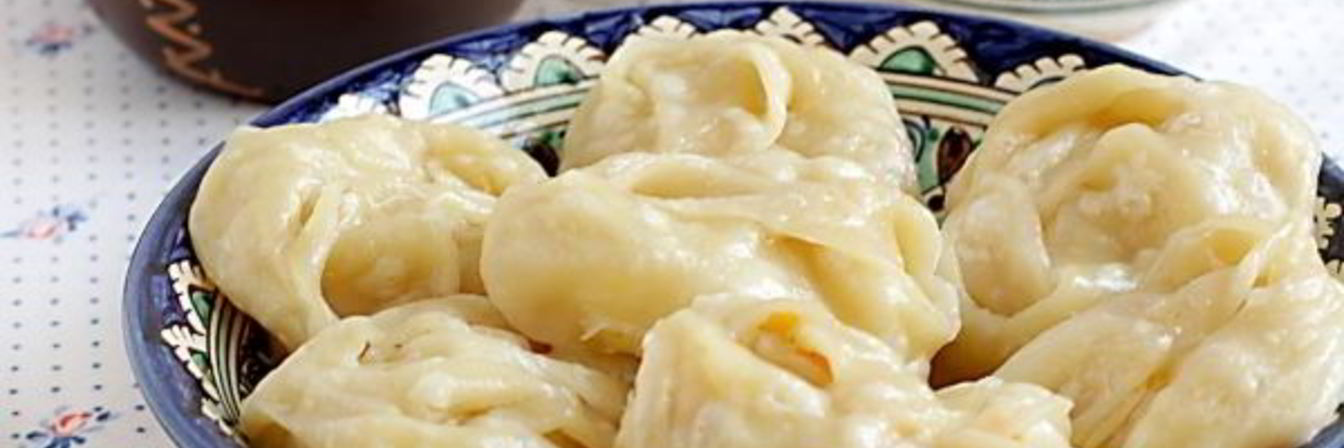 Манты с капустой и картофелем