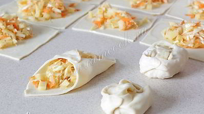 манты с капустой и картофелем