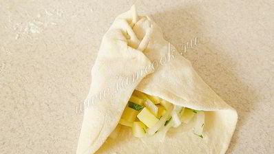 манты с картошкой