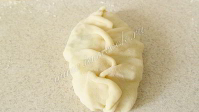 манты с картошкой