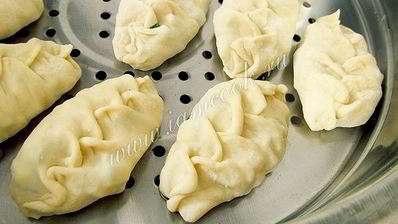 манты с картошкой