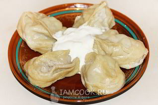 Манты с мясным фаршем