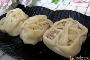 Манты с мясом и картофелем