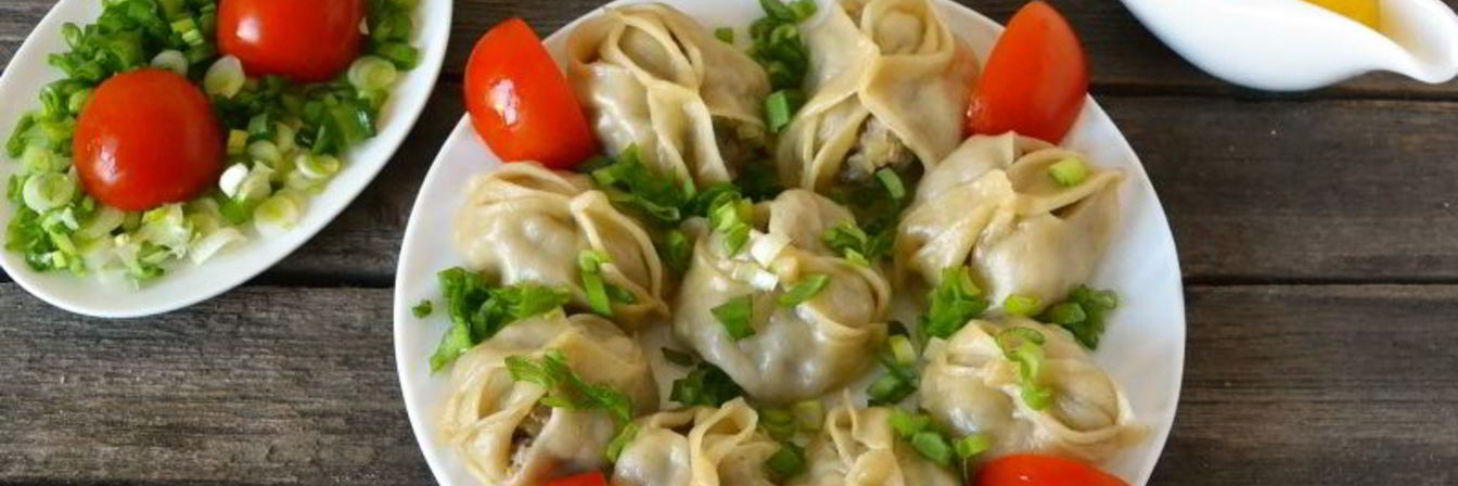 Манты с мясом и картошкой