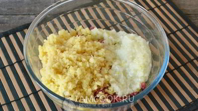 манты с мясом и картошкой