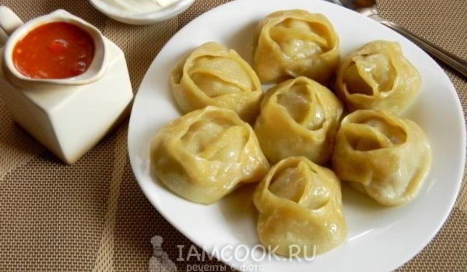 Рецепт мантов с мясом