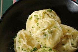 Манты с творогом и карри