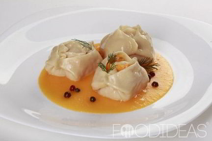 Манты с тыквой