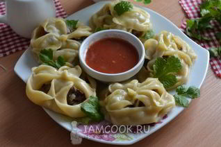 Манты в пароварке