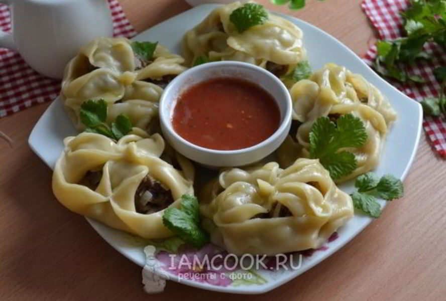 Манты в пароварке