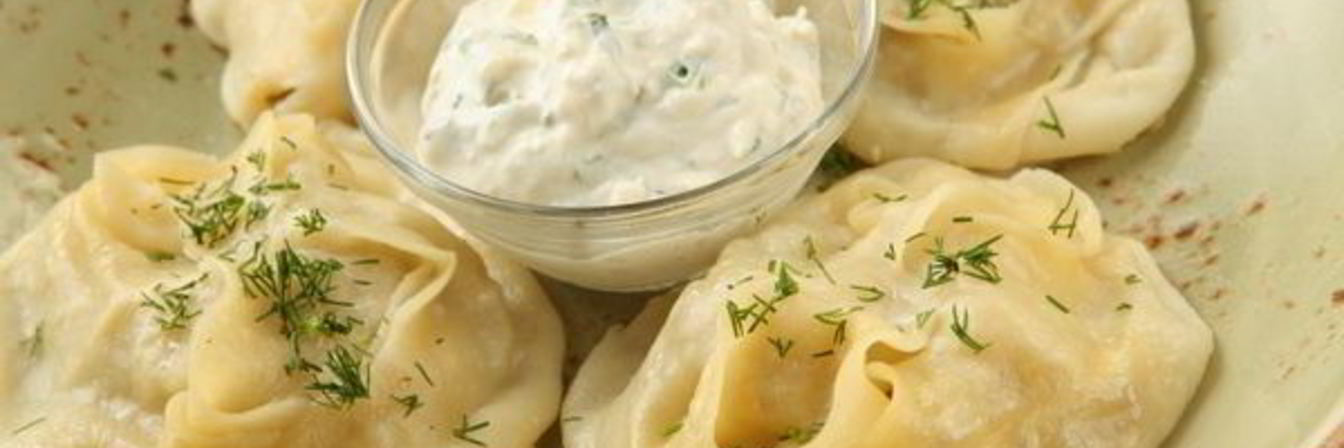 Сочные манты с мясным фаршем