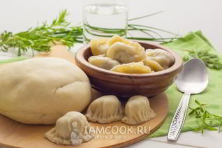Тесто на манты на минералке