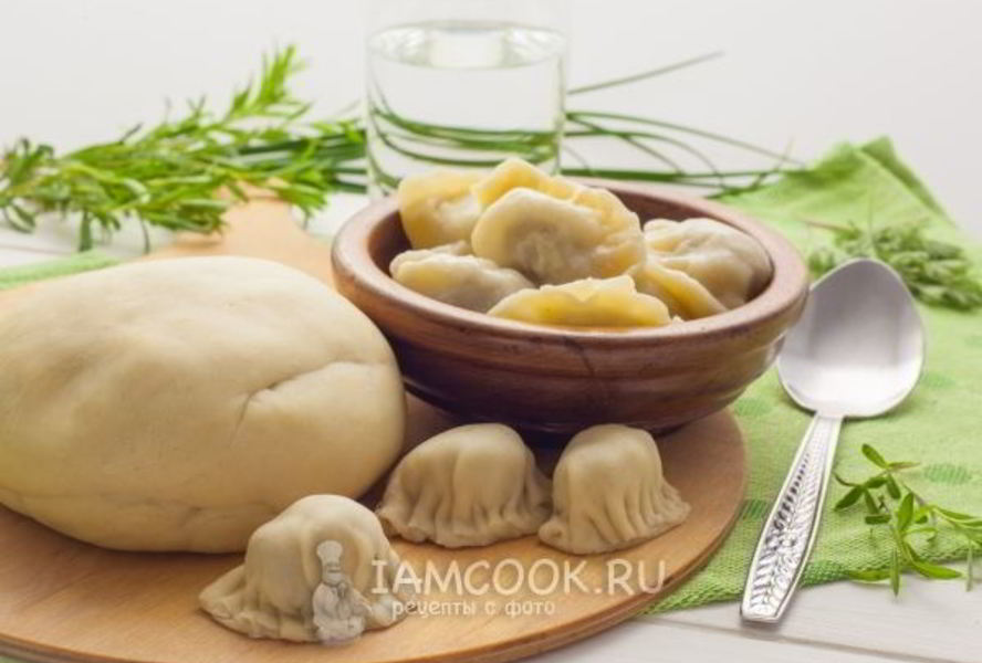 Тесто на манты на минералке