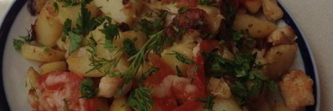 Картофель по-французски на сковородке