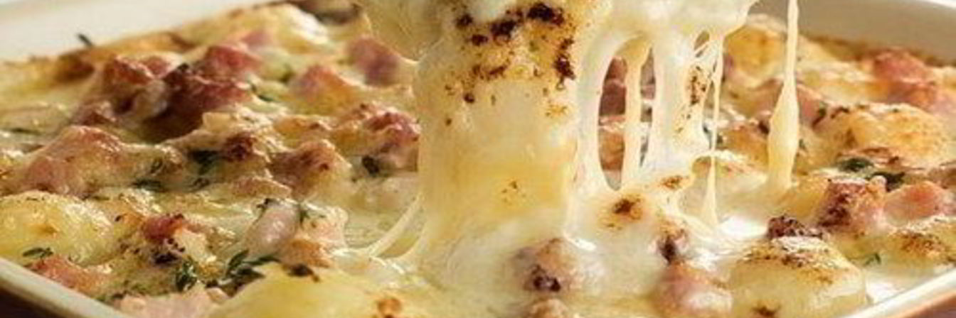 Картофель по-французски с сыром и сливками