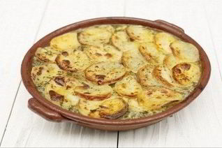 Картофель со свининой по-французски