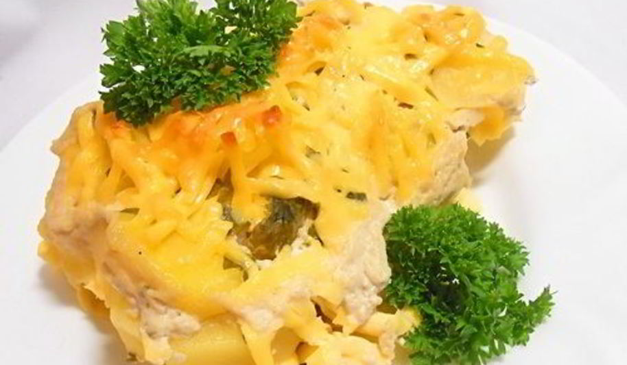 Рецепт картофельного гратен с сыром по-французски