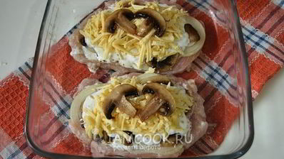 мясо по-французски без майонеза