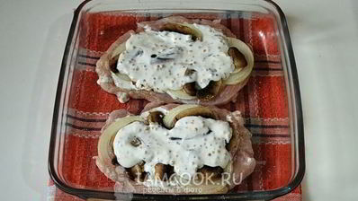 мясо по-французски без майонеза