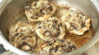 мясо по-французски на сковороде