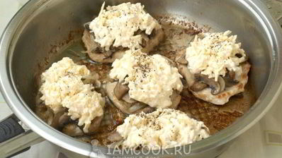 мясо по-французски на сковороде