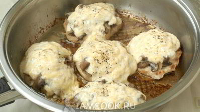 мясо по-французски на сковороде