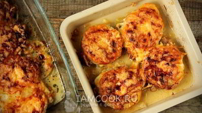 мясо по-французски с ананасами