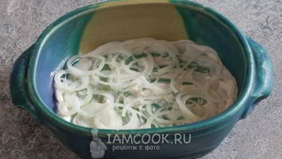 мясо по-французски с фаршем