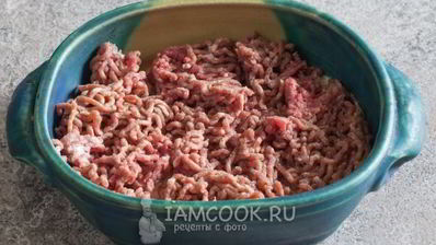 мясо по-французски с фаршем