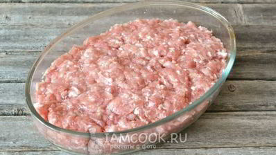 мясо по-французски с картофелем и фаршем