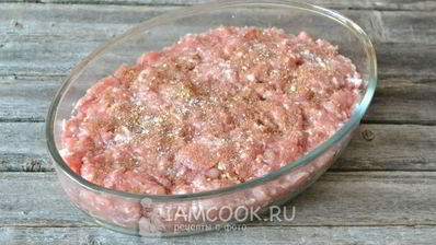 мясо по-французски с картофелем и фаршем