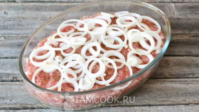 мясо по-французски с картофелем и фаршем