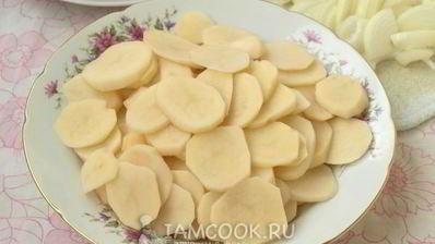 мясо по-французски с картофелем