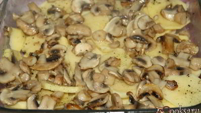 мясо по-французски с шампиньонами