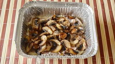 мясо по-французски в аэрогриле