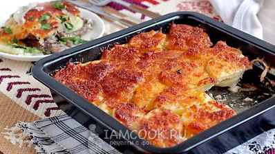 мясо по-французски в духовке