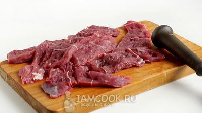 мясо по-французски в духовке