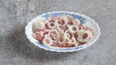 мясо по-французски в микроволновке