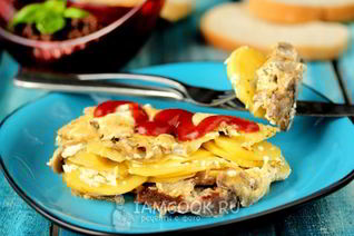 Мясо по-французски в мультиварке