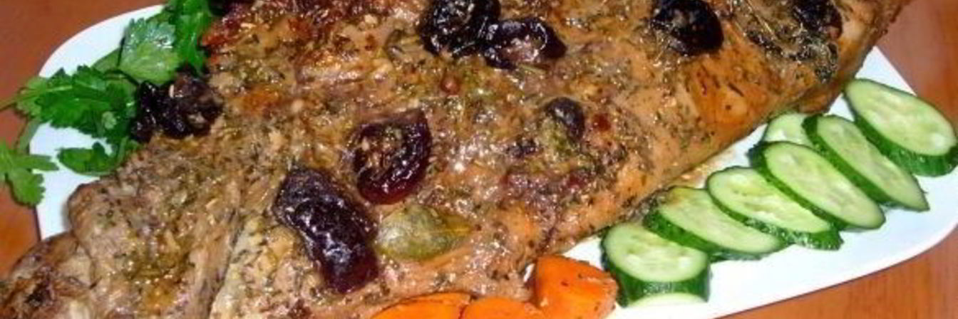 Баранья нога, запеченная в фольге