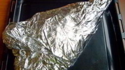 баранья нога, запеченная в фольге