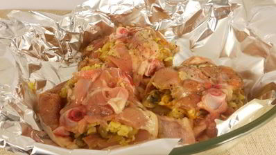 бедрышки куриные фаршированные грибами