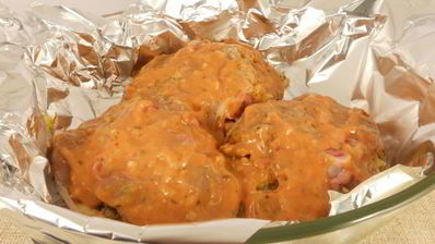 бедрышки куриные фаршированные грибами