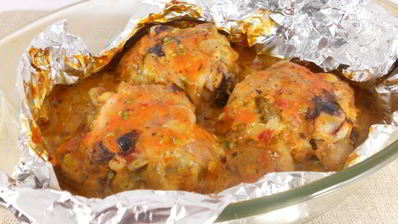 бедрышки куриные фаршированные грибами