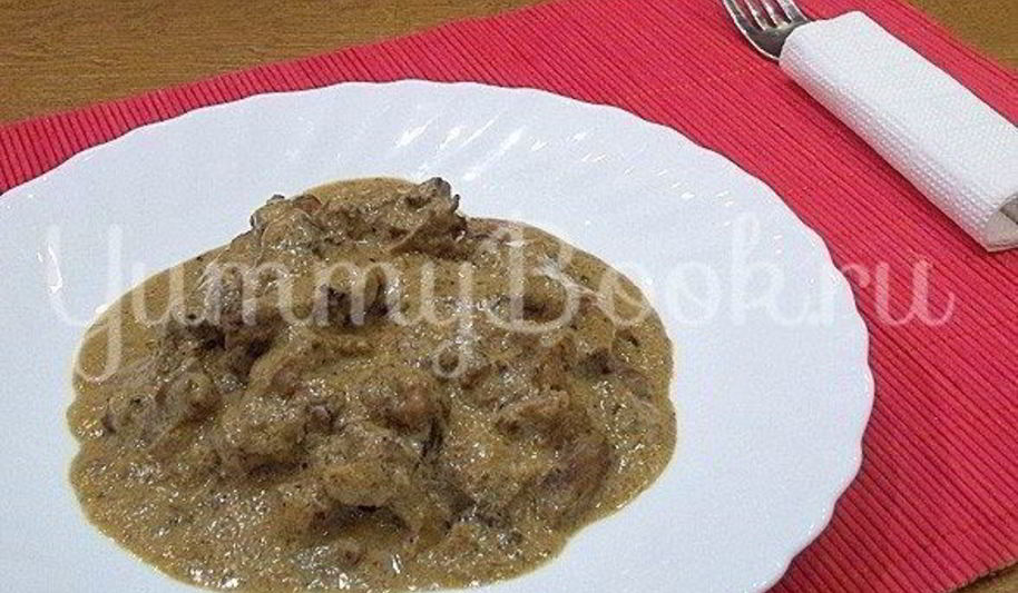 Рецепт бефстроганова из свинины